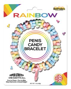 Rainbow Penis Candy Bracelet