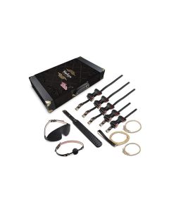 Blush Temptasia Safe Word Bondage Kit w/Suitcase - Black/Pink