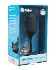 Vibe Vibrating Weighted Snug Plug XL - 247 g Black