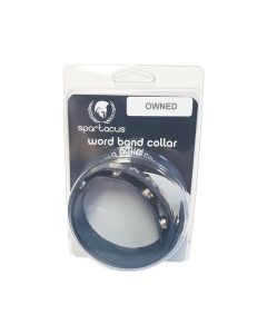 Spartacus OWNED Leather Collar - Black