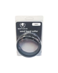 Spartacus SISSY Leather Collar - Black