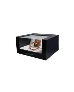 Pleasure Collection Adjustable Collar - White/Rose Gold