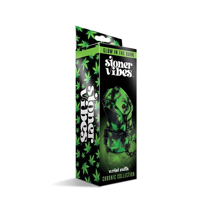 Stoner Vibes Glow in the Dark Wrist Cuffs