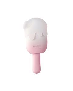 Bite Me Sucking, Tapping & Vibrating Cream Pop Stimulator - Pink/White
