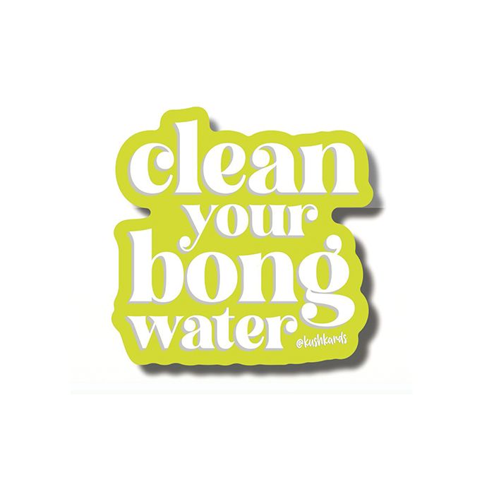 Bong Water Sticker - Pack of 3