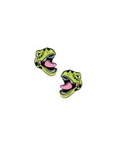 Neva Nude Black Light  Dinosaur Pasties - Pink & Blue O/S