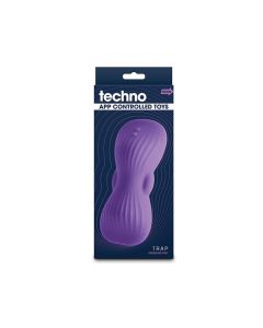 Techno Trap App Controlled Vibrating Grinding Pad - Purple