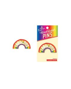 Wood Rocket Fabulous Enamel Pin