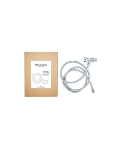 Womanizer Wave Shower Hose & Arm Mount Set - Chrome