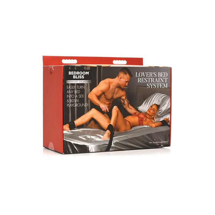 Bedroom Bliss Lover's Bed Restraint System - Black