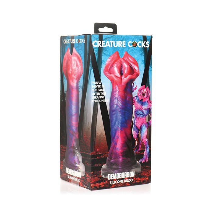 Creature Cocks Demogorgon Silicone Dildo - Multi Color