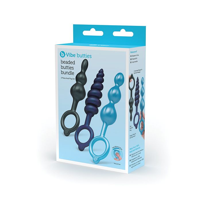 b-Vibe Butties Beaded Bundle - 3 pc Set