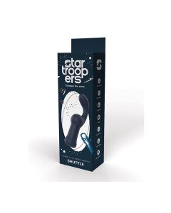 Star Troopers Shuttle Flexible Ultra Strong Vibrator - Black